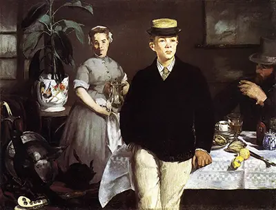 Luncheon in the Studio Edouard Manet